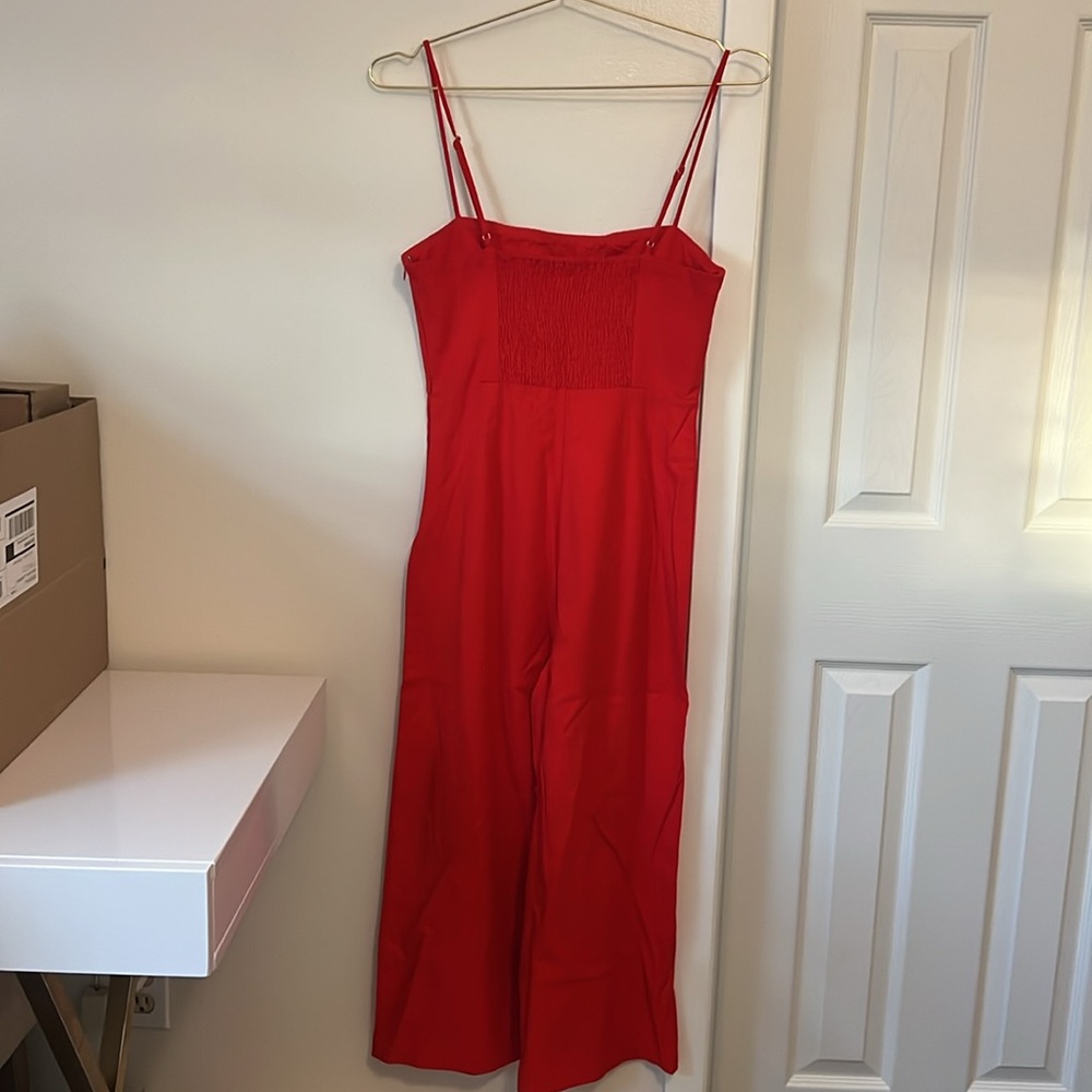 Astr The Label Jumpsuit. Color: Red Size: Medium - image 4